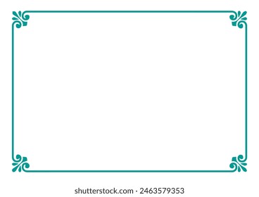 Frame for your text, photos or invitations, Elegant blank Frame for certificate, diploma, voucher, invitation and congratulation 