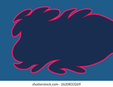 Framed background with flame pattern and with some copy space area