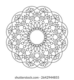 Framed Floral Dance design Mandala