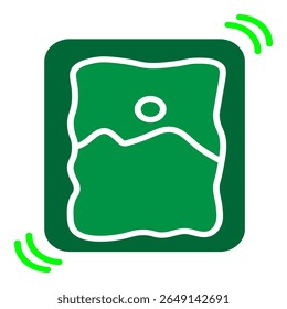 Ícone de imagem com moldura que ilustra uma imagem delimitada dentro de um quadro decorativo ou de exibição.