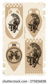 Frames of Ancient Greece, vector