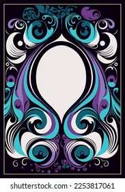  Frames and Backgrounds,  Decorative Ornaments,  Psychedelic Colors