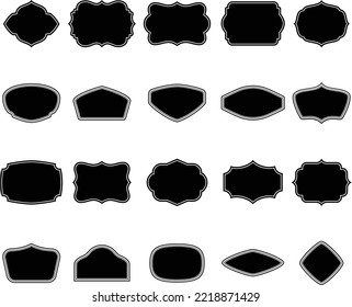 Frames Clip arts Collection (Editable file) - Vector Illustration