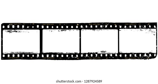 fotogramas de película, cuadros fotográficos ondulados, con espacio libre para copiar, vectorial 