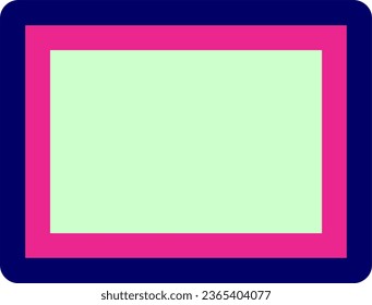 frames with flat plates vector colorful 