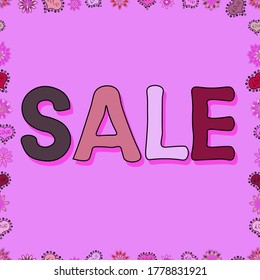Frames. Illustration in purple, pink and red colors. Marketing banners in trendy style design. Vivid marble texture Vector illustration. Seamless pattern. Vector. End of season sale.