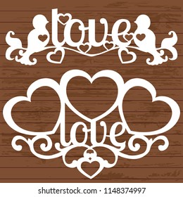 Frames for laser cutting frames