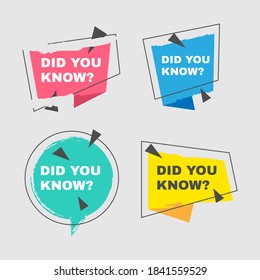 frames, messages, badges concept. - Vector.