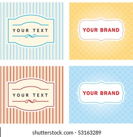 frames for packaging