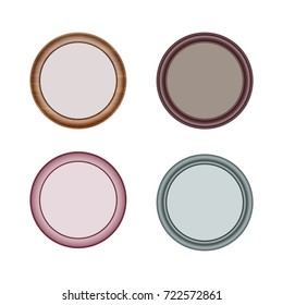 frames for photos, postcards, paintings and printing. baguette of different colors and cross-sections. use in their projects. isolate on white background.