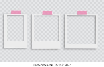 Frames: Realistic Photo Templates with Shadows.