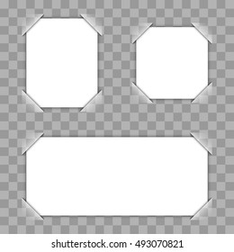 Frames, set icons. Vector illustration
