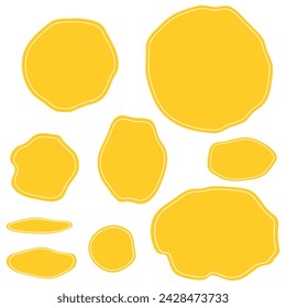 Frames for text in the style of Hand drawn. frame for text or banner for text. Vector illustration. illustration of an hand drawn background