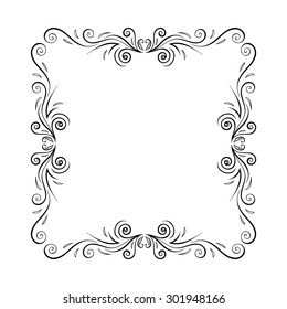 Frames. Vector. Decorative elements. 
