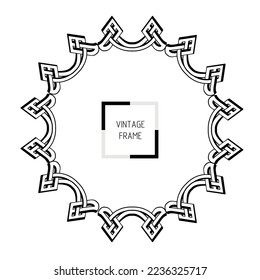 frames in vintage style with elements of ornament, art, pattern, background, texture, Vector illustration eps 10, Art.
