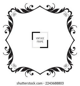 frames in vintage style with elements of ornament, art, pattern, background, texture, Vector illustration eps 10, Art.