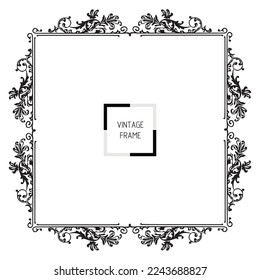 frames in vintage style with elements of ornament, art, pattern, background, texture, Vector illustration eps 10, Art.