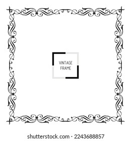 frames in vintage style with elements of ornament, art, pattern, background, texture, Vector illustration eps 10, Art.
