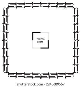frames in vintage style with elements of ornament, art, pattern, background, texture, Vector illustration eps 10, Art.