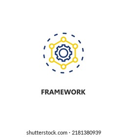 Framework icon. Can be used for web and mobile.