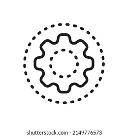 Framework Icon Frameworks Outline On White Stock Vector (Royalty Free ...