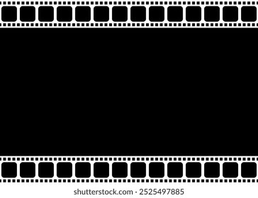 Marco inspirado en la raya de la película, puede utilizar para el marco, la cubierta, la decoración, el fondo, el Fondo de pantalla, el patrón de la alfombra o para el elemento del Diseño gráfico. Ilustración vectorial