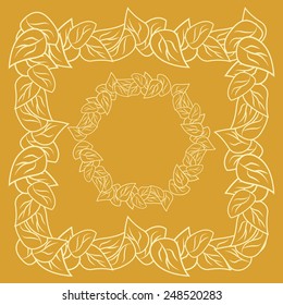 Framework from leaves
