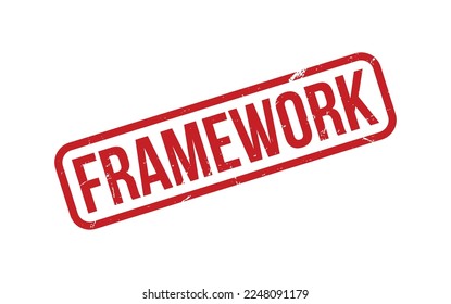 Framework Rubber Stamp Seal Vector