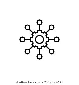 Frameworks icon symbol collection on white background.