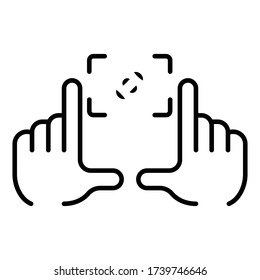Dibujo vectorial de iconos de manos de encuadernación