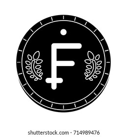 franc coin icon