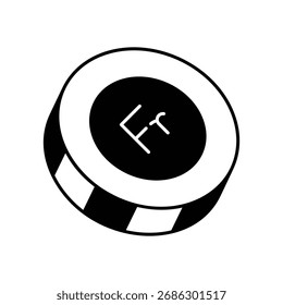 Icono de Franc Ilustración vectorial limpia y moderna