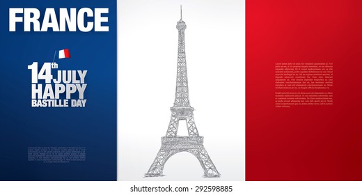 France. 14 july. Happy Bastille Day!