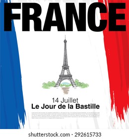 France. 14 july. Happy Bastille Day!