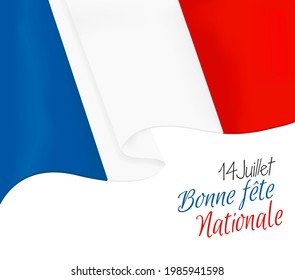  France. 14 july. Independence day card , decorative Bastille day editable background