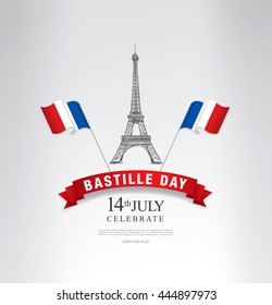 France. 14 th of July. Happy Bastille Day.