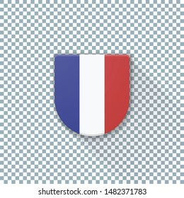 France adaptive standard icon for application illustration