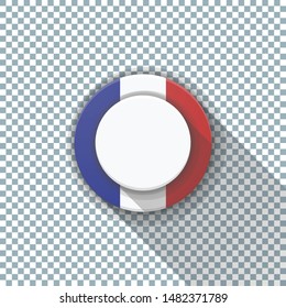 France adaptive standard icon for application illustration