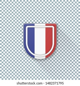 France adaptive standard icon for application illustration