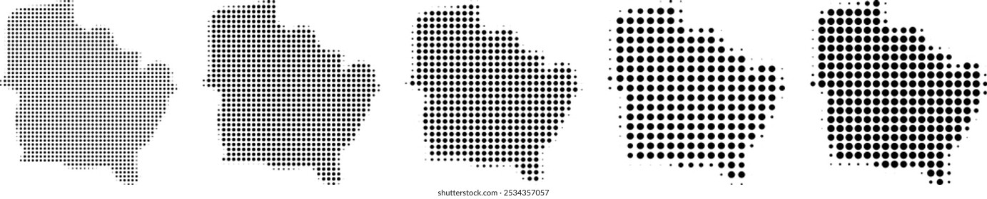 France Administrative divisions map halftone in different sizes.eps
