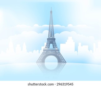 France Background Vector Design