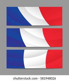 France banner, flag