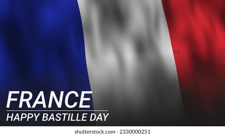 France Bastille day vector banner, greeting card. Creative vector Illustration,Card,Banner Or Poster For The French National Day.Happy Bastille Day