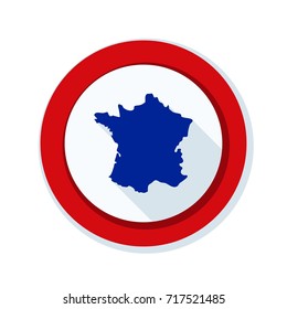 France button illustration