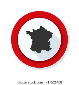 France button illustration