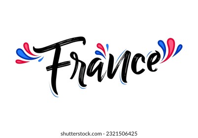 France Celebration Patriotic Banner design French flag colors