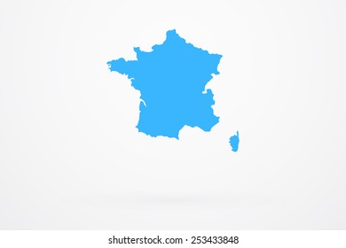 France Country Vector Map