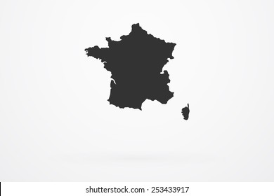 France Country Vector Map