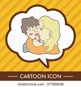 france couple theme elements vector,eps