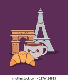 france culture card with arch of triumph